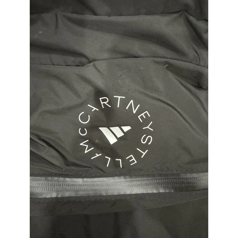 Adidas Stella McCartney Womens Black Waterproof Drawstring Gym Sack Sport Bag - Picture 3 of 6